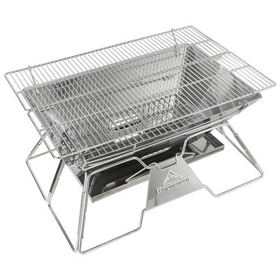 柯曼户外家用折叠不锈钢烧烤架