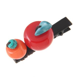 民族风复古手工发夹小众精致编织松石蜜蜡刘海侧边夹藏式女发饰品