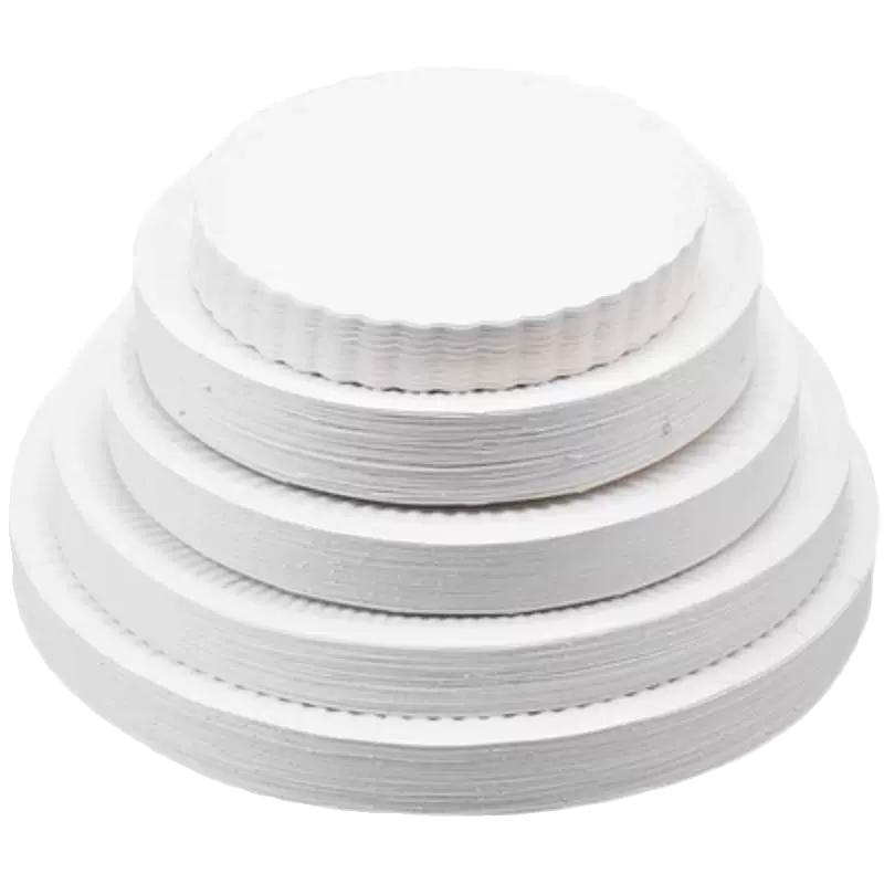 一次性蛋糕纸盘幼儿园画画白色盘子手工diy儿童美术材料绘画方形