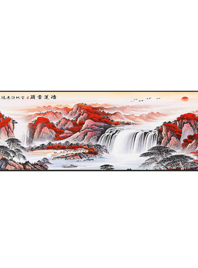新中式风沙发背景墙客厅装饰画