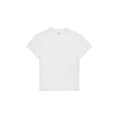 AMIPARIS同色爱心棉质短袖T恤