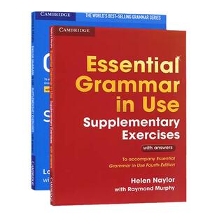 进口正版剑桥语法初级 中级 补充练习册Essential Grammar in Use Supplementary Exercises剑桥语法初中级补充练习册剑桥少儿