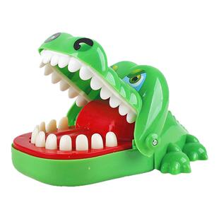 儿童咬手指鳄鱼牙齿鲨鱼拔牙咬人解压神器软胶恐龙牙整蛊亲子玩具