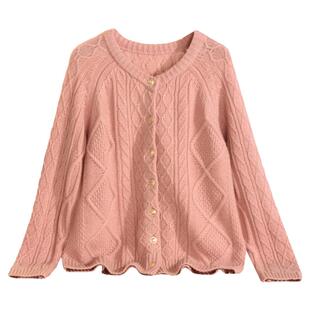 Outlets专柜撤柜正品 HZ冬装2025新款衬肤显白减龄羊毛长袖毛衣女