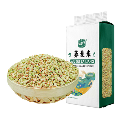 鲜农子5斤荞麦米乔麦米大新米纯荞麦仁粒三角麦甜正五谷杂粮粗粮