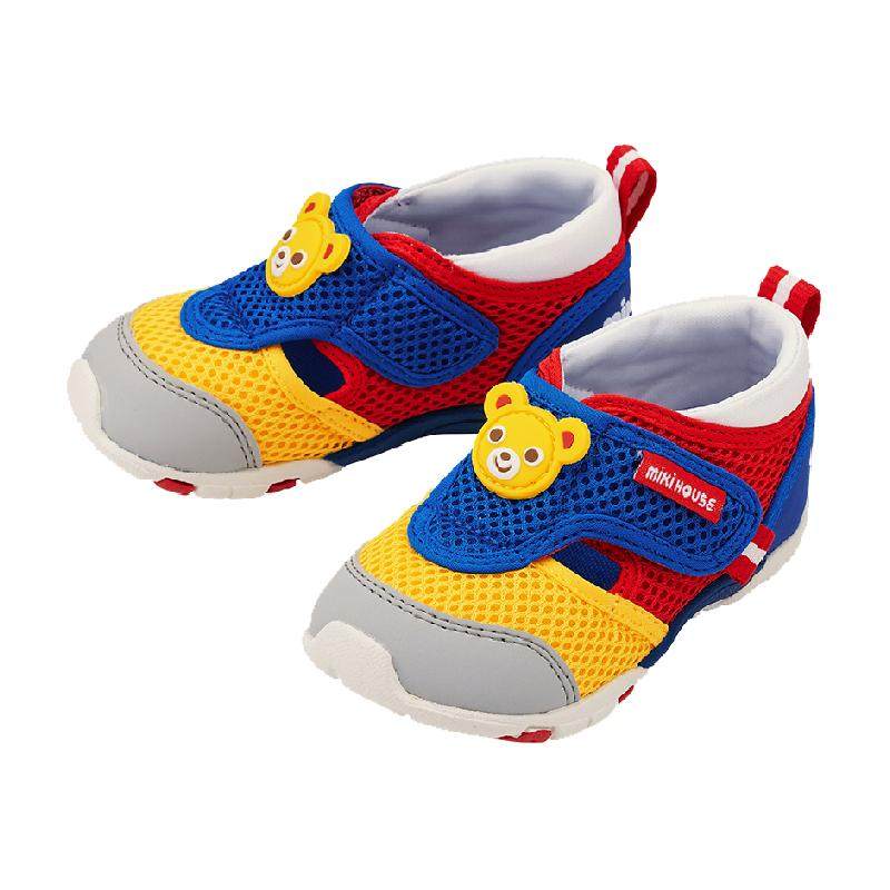 MIKIHOUSE宝宝学步凉鞋网面透气舒适包趾护脚婴幼儿男女童鞋夏季