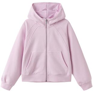 巴拉巴拉童装儿童外套男童春装女童百搭卫衣开衫连帽时尚绣花精致