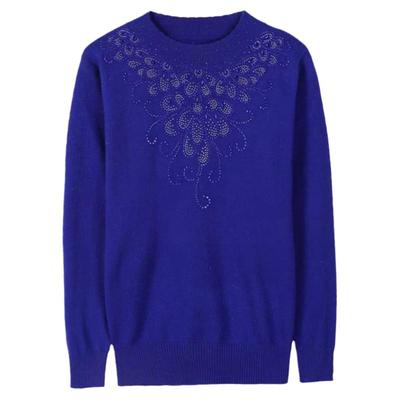 妈妈春秋宽松打底衫洋气半高领