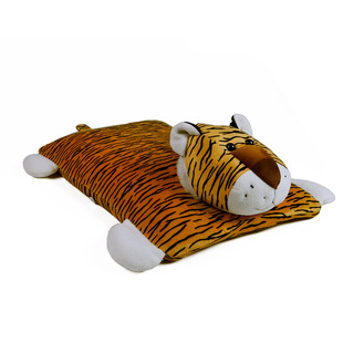 进口天然儿童卡通乳胶枕头枕套60x40毛毛虫抱枕小孩宝宝枕枕套