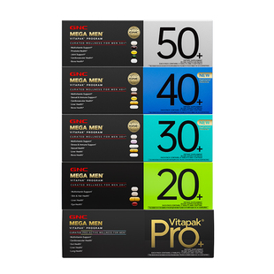 那英推荐GNC健安喜男士营养包升级版益生菌精氨酸护肝护眼维生素