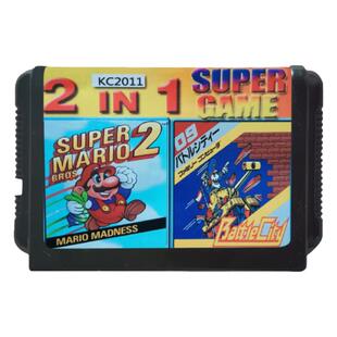 SEGA16位玛丽 坦克2合1经典MD世嘉游戏卡