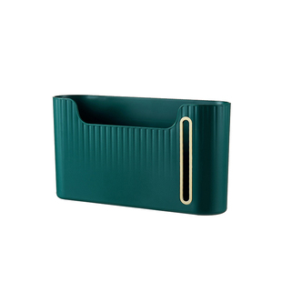 日本厨房垃圾袋收纳神器壁挂式免打孔大容量塑料袋抽取式收纳盒