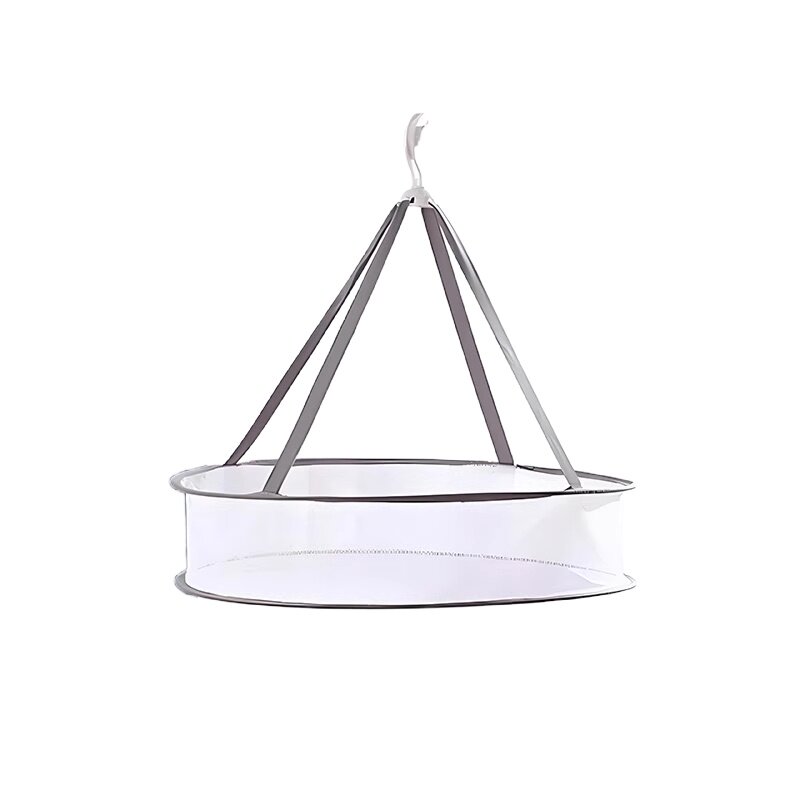 折叠晒衣篮晾衣网袜子神器晾晒衣服蓝毛衣内衣网专用晾衣架晒衣网