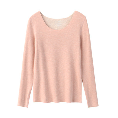 加绒保暖女士长袖打底衫