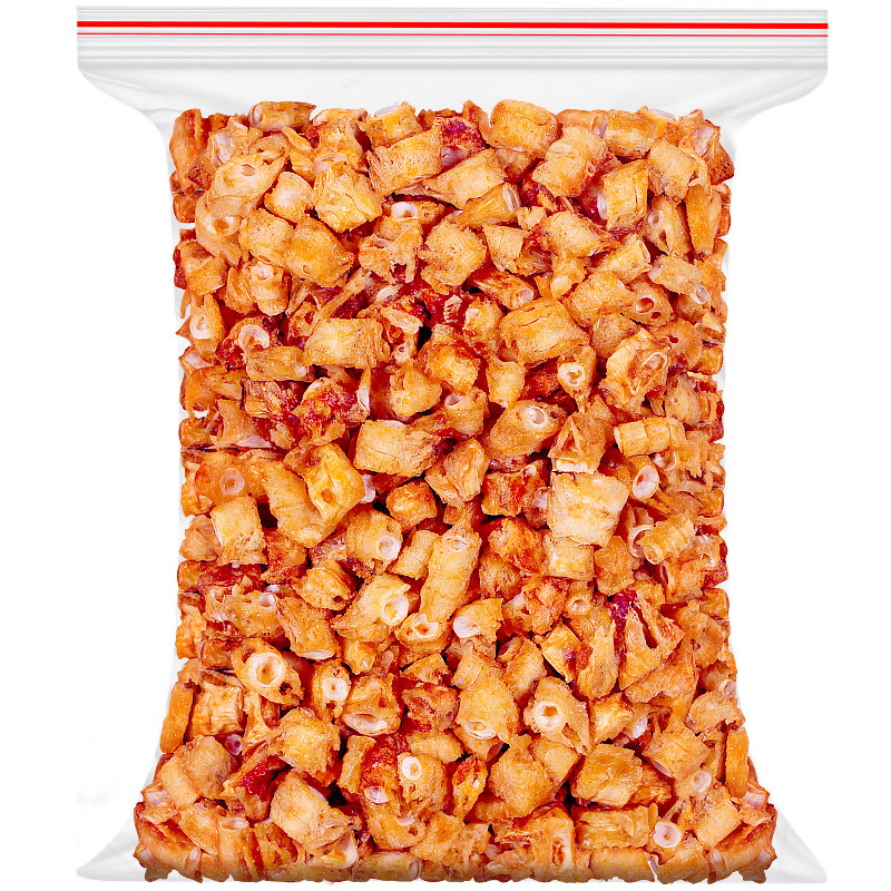 香酥鱼骨粒500g海鲜酥脆香辣鱼排嘎嘣脆深海安康鱼骨头休闲小零食