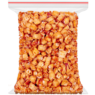 香酥鱼骨粒500g海鲜酥脆香辣鱼排嘎嘣脆深海安康鱼骨头休闲小零食