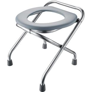 坐便椅老人可折叠孕妇坐便器家用蹲厕简易便携式移动马桶大便凳子
