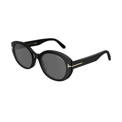 TOM FORD太阳眼镜 猫眼椭圆复古防晒大牌高级感墨镜女 FT1292-K