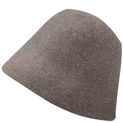 网红羊毛混纺钟型简约百搭水桶帽