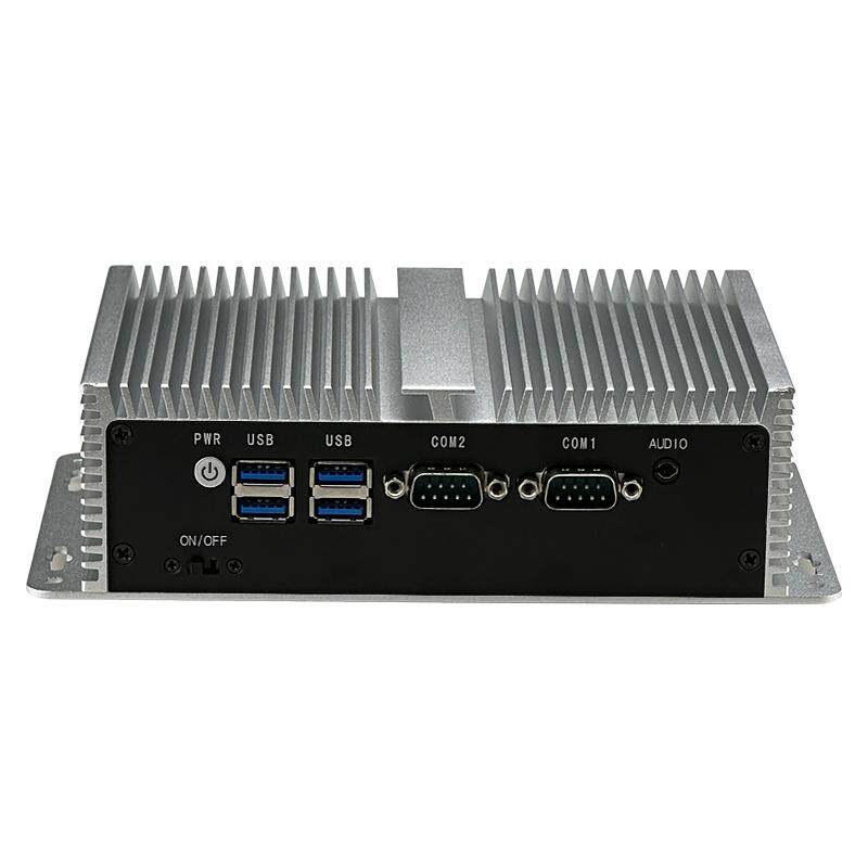 工控主机迷你小型电脑微型工业级计算机linux无风扇嵌入式ubuntu多网封闭低功耗四核J1900机器视觉服务器N150