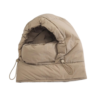 雷锋帽女款冬季加绒加厚骑行保暖羽绒棉帽子男东北防寒护耳滑雪帽