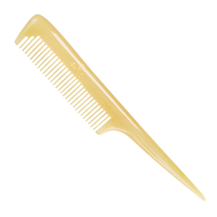 虞美人天然正品牛角梳尖尾挑发分发梳子家用女孩刻字儿童编发造型