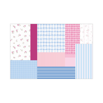 夏沫微甜简约拼布地毯沙发客厅地垫高级感卧室床边毯大面积全铺毯