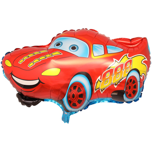 卡通汽车总动员飞机蜘蛛侠海岛奇兵赛车闪电麦昆气球铝膜气球儿童