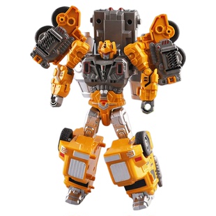 儿童变形搅拌车机器人惯性工程车男孩宝宝玩具车益智变身战警礼物