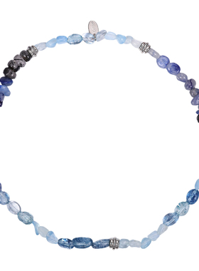 Cercoo/奢蔻水晶幻境天然石项链撞色水晶锁骨链高档配饰颈链小众