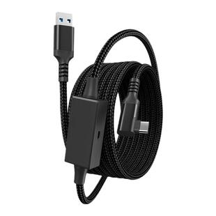TYPE-C数据线USB3.2高速带3A快充供电口适用VR眼镜Meta元宇宙Oculus Quest3/2电脑Link串流PICO Neo4/3连接线