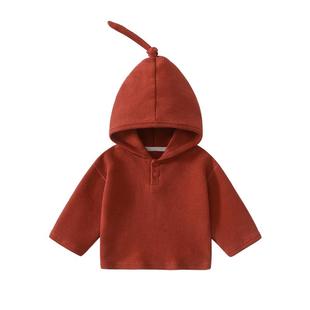 婴儿衣服秋季连帽卫衣儿童男女宝宝秋装上衣婴幼儿长袖外套早秋天