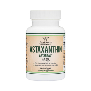 美国原装 Double Wood Astaxanthin 虾青素软胶囊12mg高含量60粒