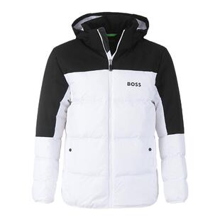 Hugo Boss 男士薄款轻盈连帽鸭绒羽绒服外套50497558