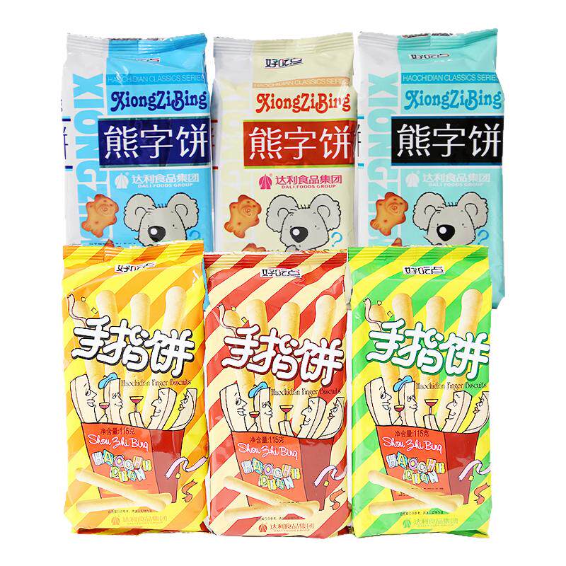 达利园好吃点熊字饼115g袋装