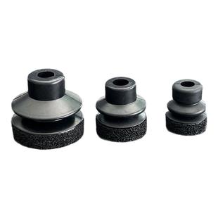 定制黑色防静电海绵吸盘专用不平面粗糙面天行机械手大头真空吸嘴