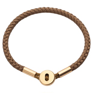 不掉色纽扣款手绳DIY黄金路路通配珠配饰情侣款手链手绳编织绳3mm