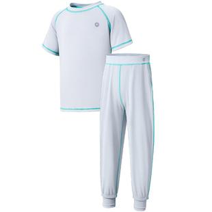 KK树冰感原纱儿童速干衣套装男童女童短袖t恤运动训练2026新款夏