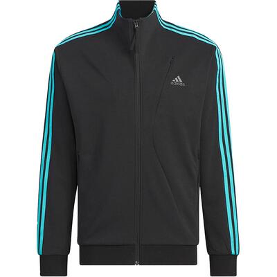Adidas/阿迪达斯正品新款男士运动休闲针织立领外套JF0792