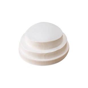 无孔蒸笼纸食品专用蒸包子馒头垫纸一次性包底无孔烘焙屉布蒸笼纸