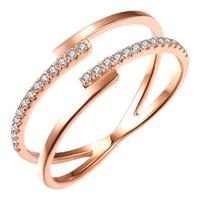 鎮(zhèn)金店18K玫瑰色黃金戒指