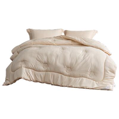 水星家纺抑菌保暖澳洲羊毛被子