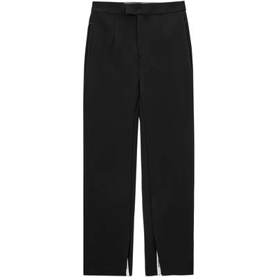 太平鸟女装春秋季气质烟管裤女休闲裤A1GBE3127