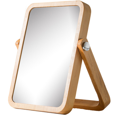 韩式桌面实木化妆镜镜匠