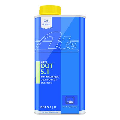 【自营】ATE刹车油DOT5.1德国原装进口汽车摩托车竞技型制动液1L