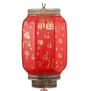 新年户外防水广告印字灯笼中式仿古吊灯羊皮宫灯挂饰防雨防晒定制