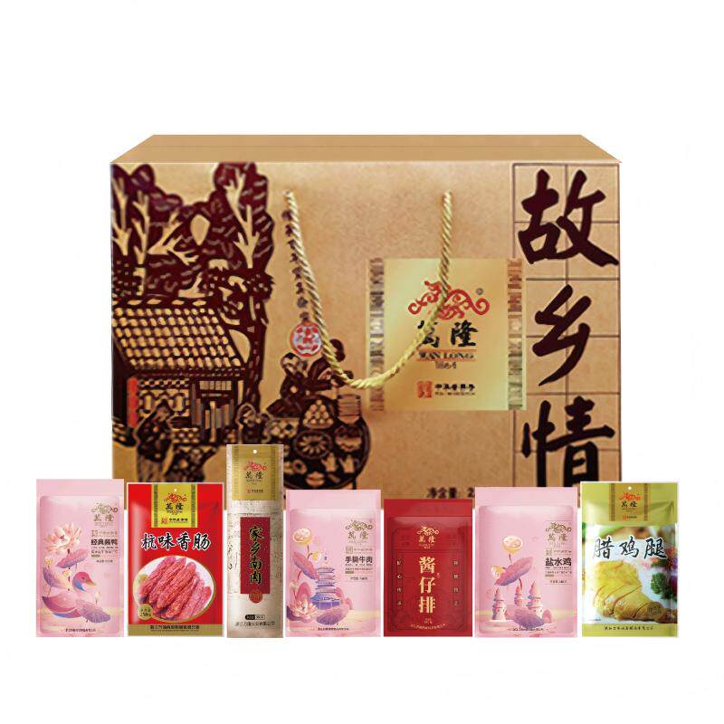 杭州特产万隆酱鸭礼盒春节送礼