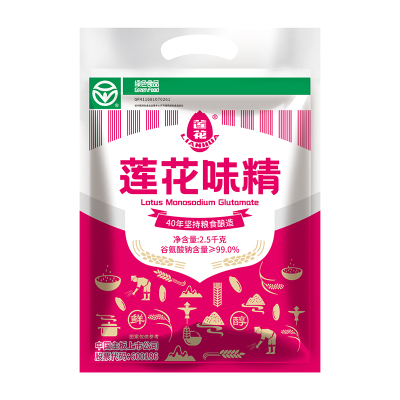 莲花味精5斤装大袋商用家用