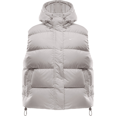 耐克女士运动保暖户外羽绒马甲