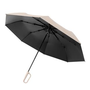 环扣便携折叠雨伞手动学生上学专用加固加厚大号创意晴雨两用遮阳